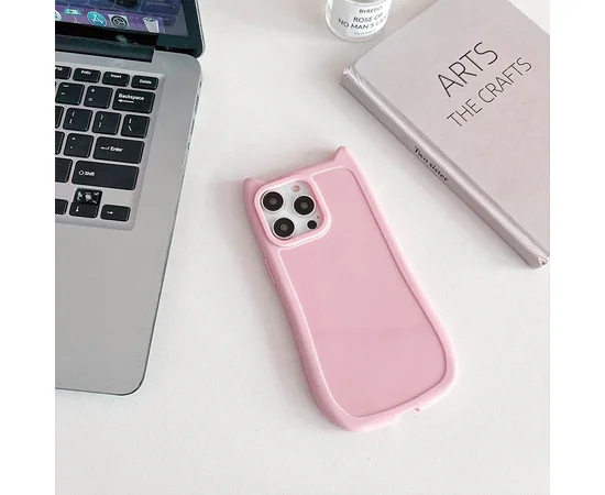 Чехол TPU GETMAN Cat with straps для Apple iPhone 16 Pro Max (6.9") Pink