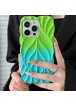TPU чохол Leaf для Apple iPhone 16 Pro Max (6.9") Green / Aqua
