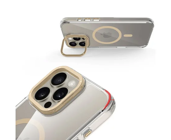 Чехол TPU Space Case Apex with MagSafe для Apple iPhone 16 Pro Max (6.9") Gold