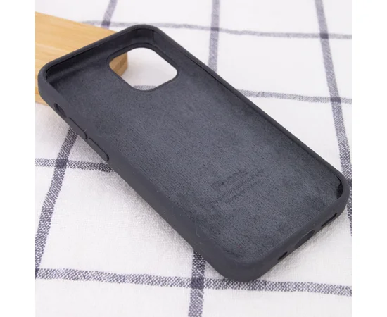 Чехол Silicone Case Full Protective (AA) для Apple iPhone 16 Pro Max (6.9") Серый / Dark Gray