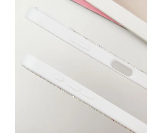 TPU чехол Bling World Rock Diamond для Apple iPhone 16 Pro Max (6.9") Белый