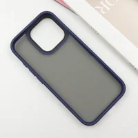 TPU+PC чохол Metal Buttons для Apple iPhone 16 Pro Max (6.9") Синій