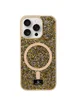TPU чехол Bling World Rock Diamond with MagSafe для Apple iPhone 16 Pro Max (6.9") Gold