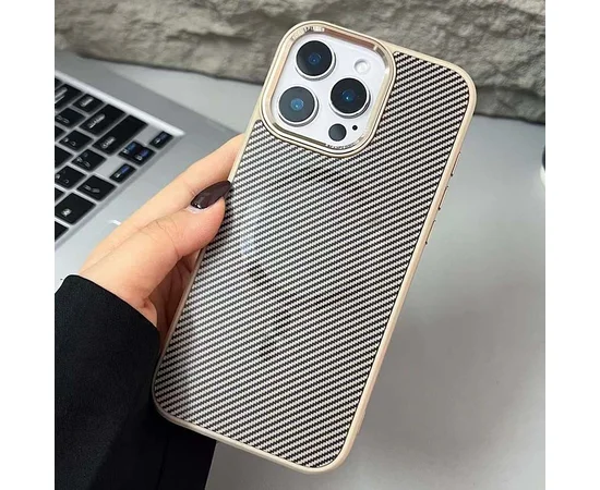 Чехол TPU+PC Carbon Mirage with MagSafe для Apple iPhone 16 Pro Max (6.9") Antique White