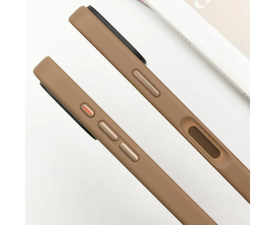 TPU+PC чохол Metal Buttons для Apple iPhone 16 Pro Max (6.9") Золотий