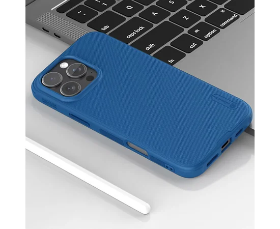 Чохол Nillkin Matte Magnetic Pro для Apple iPhone 16 Pro Max (6.9") Синій / Blue