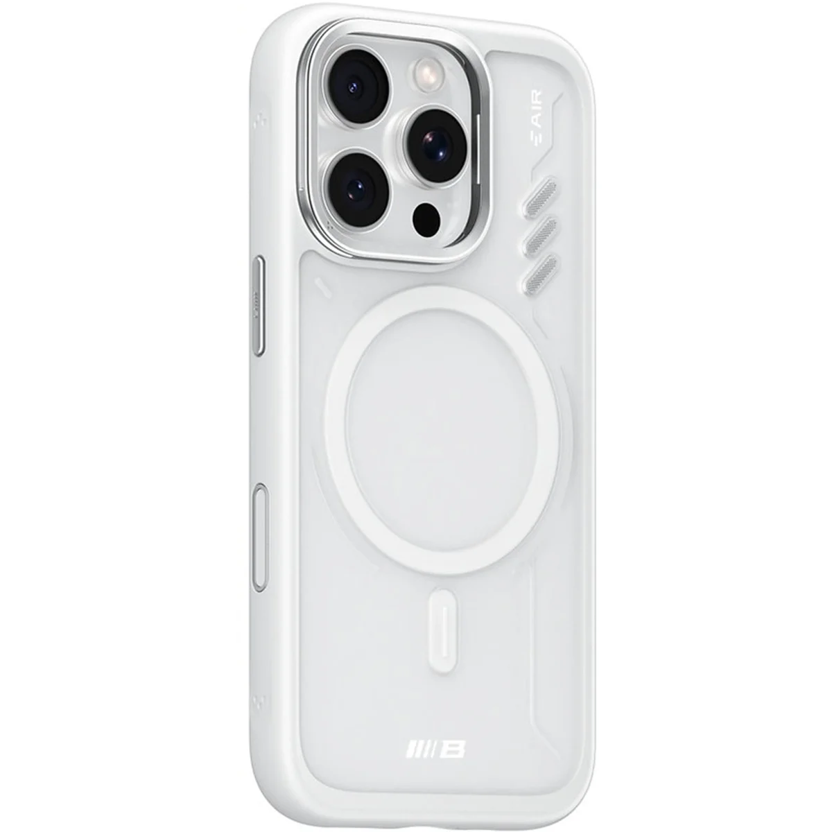 TPU+PC чехол Blueo Frosted Heat Dissipation Stand with MagSafe для Apple iPhone 16 Pro Max (6.9") Белый / White