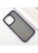 TPU+PC чехол Metal Buttons для Apple iPhone 16 Pro Max (6.9") Темно-Фиолетовый