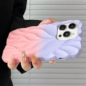 TPU чехол Leaf для Apple iPhone 16 Pro Max (6.9") Lilac / Pink