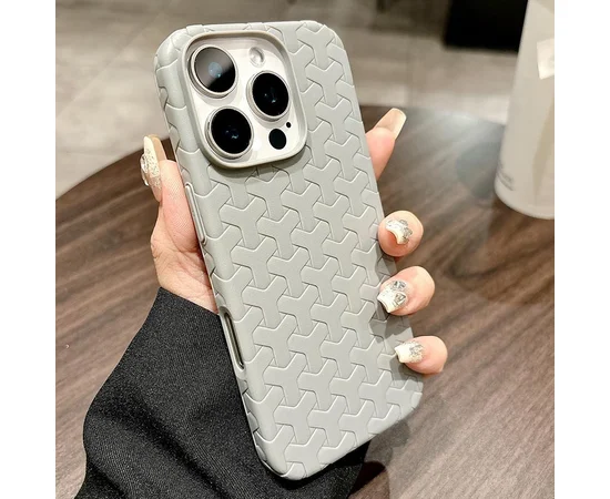 Чехол TPU Weaving для Apple iPhone 16 Pro Max (6.9") Grey