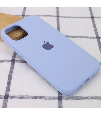 Чохол Silicone Case Full Protective (AA) для Apple iPhone 16 Pro Max (6.9") Синій / Lilac Blue