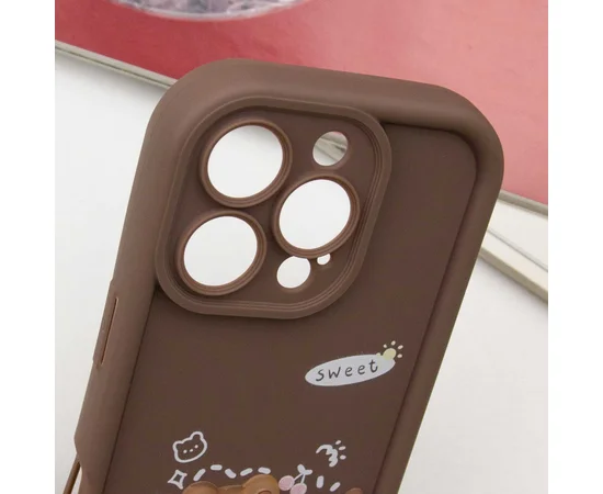 Чехол TPU Toys Case для Apple iPhone 16 Pro Max (6.9") Brown / Sweet
