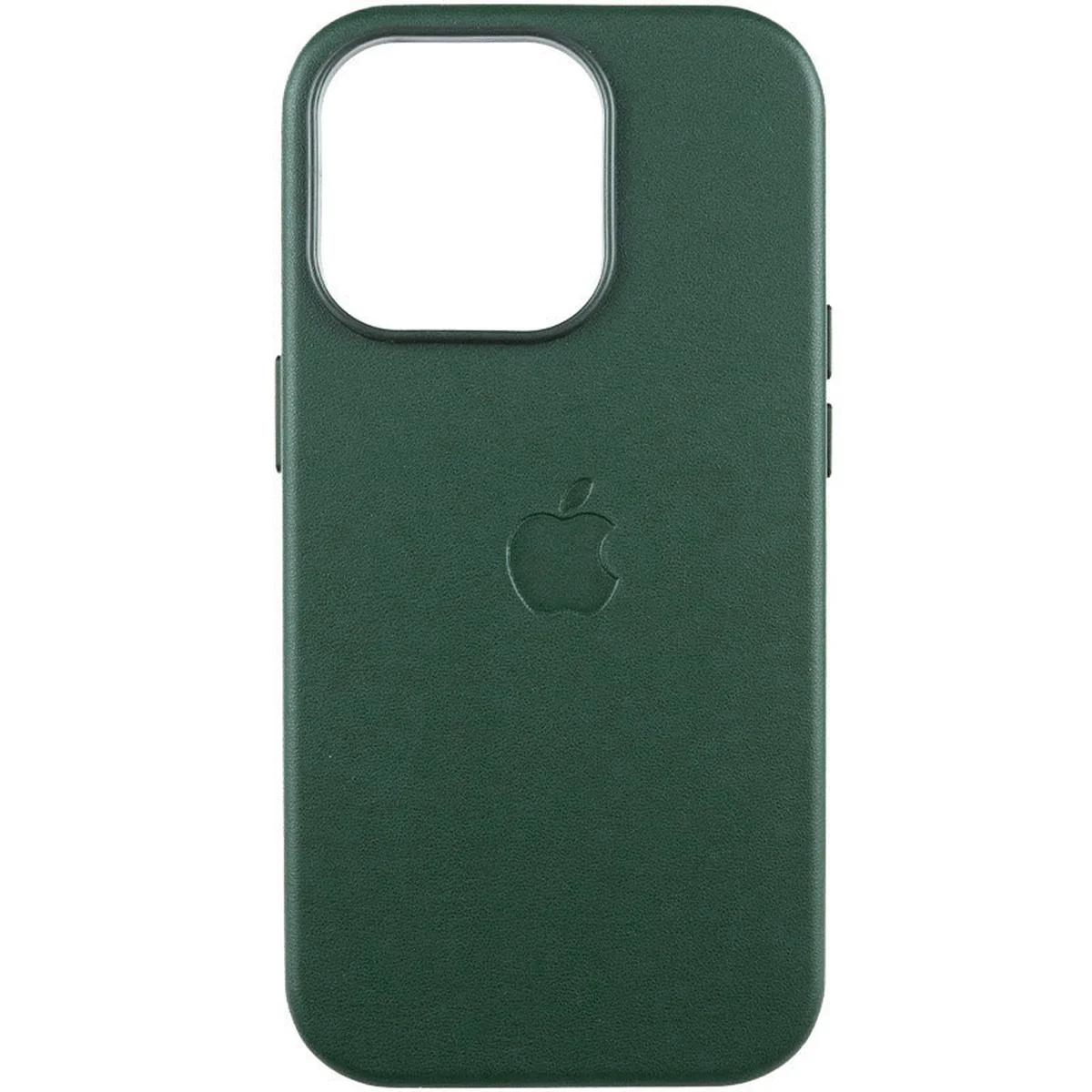 Кожаный чехол Leather Case (AAA) with MagSafe and Animation для Apple iPhone 16 Pro Max (6.9") Green