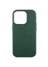 Кожаный чехол Leather Case (AAA) with MagSafe and Animation для Apple iPhone 16 Pro Max (6.9") Green