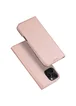 Чехол-книжка Dux Ducis с карманом для визиток для Apple iPhone 16 Pro Max (6.9") Rose Gold