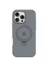 Чехол Silicone Case Full Protective with Ring для Apple iPhone 16 Pro Max (6.9") Grey