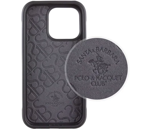 Шкіряний чохол Polo Santa Barbara Barton для Apple iPhone 16 Pro Max (6.9") Black / Navy