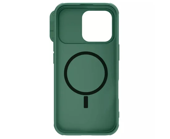 Карбонова накладка Nillkin CamShield Pro Magnetic для Apple iPhone 16 Pro Max (6.9") Deep Green