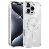 Чехол TPU Eclipse Sparkle (MagFit) для Apple iPhone 16 Pro Max (6.9") Clear