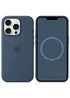 Чохол Silicone case (AAA) з Magsafe and Animation (button) для Apple iPhone 16 Pro Max (6.9") Denim