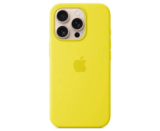 Чехол Silicone case (AAA) with Magsafe and Animation (button) для Apple iPhone 16 Pro Max (6.9") Star Fruit
