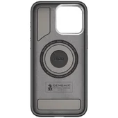 Чехол PC+Leather SGP with MagSafe для Apple iPhone 16 Pro Max (6.9") Black