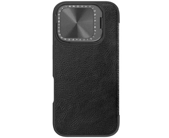 Шкіряний чохол-книжка Nillkin Qin Prop для Apple iPhone 16 Pro Max (6.9") Black