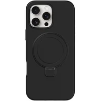 Чехол Silicone Case Full Protective NO LOGO with Ring для Apple iPhone 16 Pro Max (6.9") Black