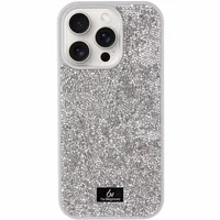 TPU чехол Bling World Rock Diamond для Apple iPhone 16 Pro Max (6.9") Серебряный