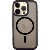 TPU+PC чехол Metal Buttons with MagSafe для Apple iPhone 16 Pro Max (6.9") Черный