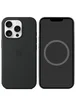 Чехол Silicone case (AAA) full with Magsafe and Animation для Apple iPhone 16 Pro Max (6.9") Black
