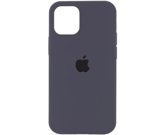Чехол Silicone Case Full Protective (AA) для Apple iPhone 16 Pro Max (6.9") Серый / Dark Gray
