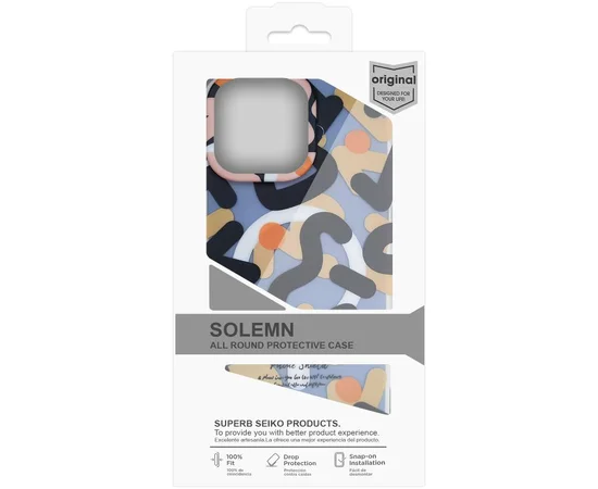 TPU чехол Pastel Chaos with MagSafe для Apple iPhone 16 Pro Max (6.9") Black