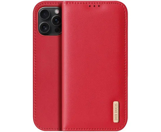 Чохол-книжка Dux Ducis Hivo для Apple iPhone 16 Pro Max (6.9") Red