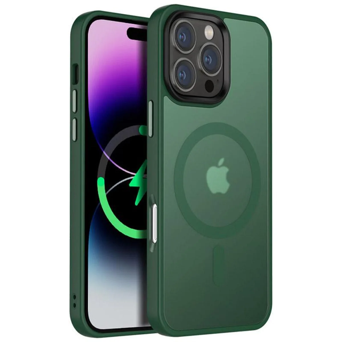 Чехол Ummi Colorful with MagSafe для Apple iPhone 16 Pro Max (6.9") Зеленый / Dark Green