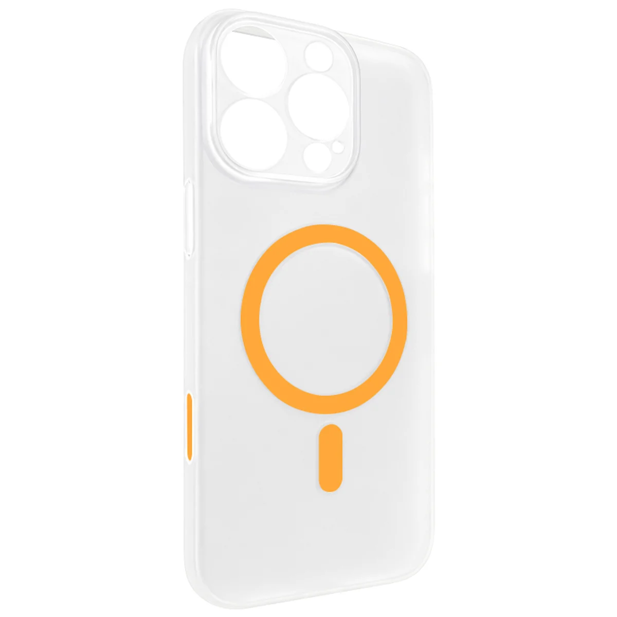 Чехол PC Slim Matte with Magnetic Fit (camera button) для Apple iPhone 16 Pro Max (6.9") Orange