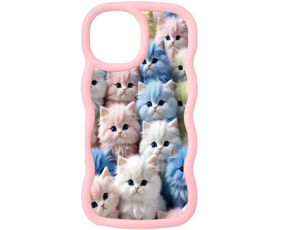 Чохол TPU Cloudy Pictures для Apple iPhone 16 Pro Max (6.9") Kittens