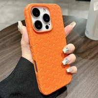 Чохол TPU Weaving для Apple iPhone 16 Pro Max (6.9") Orange
