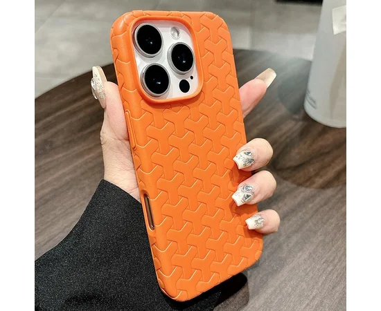 Чехол TPU Weaving для Apple iPhone 16 Pro Max (6.9") Orange