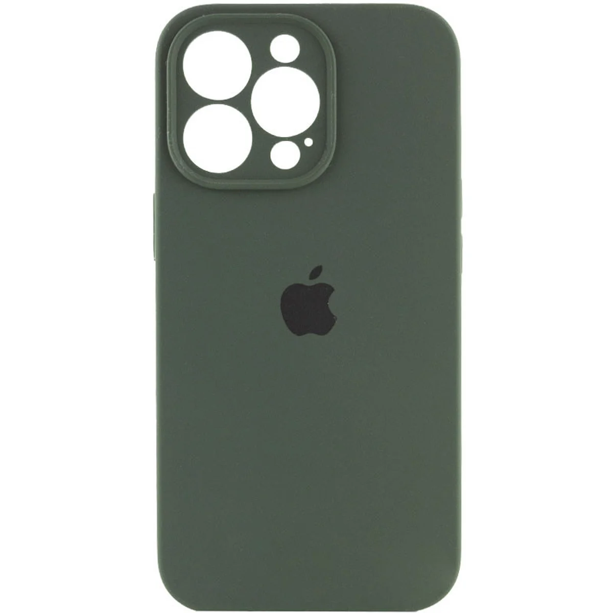 Чехол Silicone Case Full Camera Protective (AA) для Apple iPhone 16 Pro Max (6.9") Зеленый / Cyprus Green