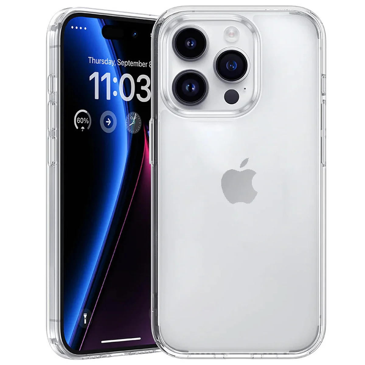 TPU чехол Epic Transparent 1,5mm для Apple iPhone 16 Pro Max (6.9") Бесцветный (прозрачный)