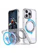 Чехол TPU+PC Empire with MagSafe and Ring для Apple iPhone 16 Pro Max (6.9") Clear