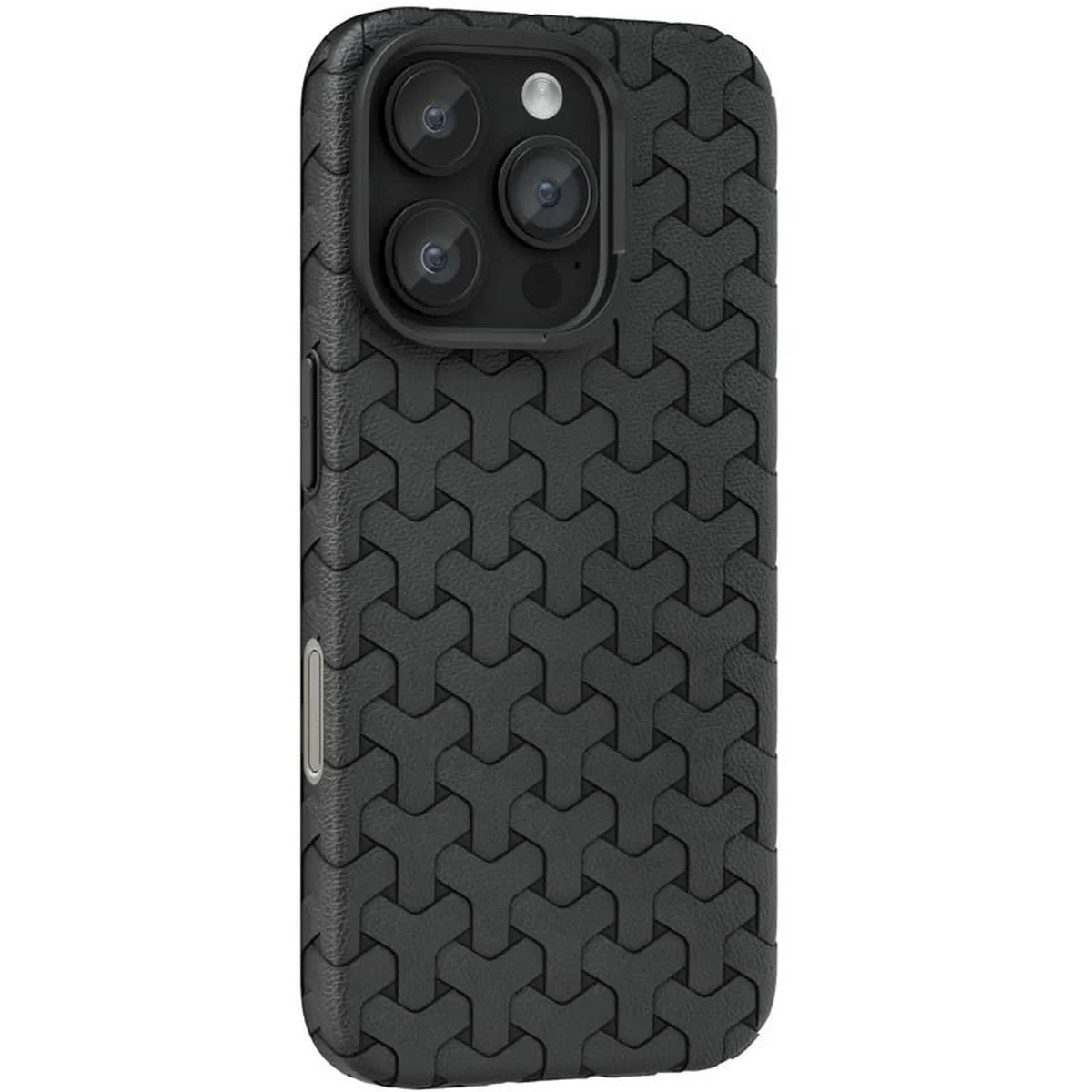Чехол TPU Weaving для Apple iPhone 16 Pro Max (6.9") Black