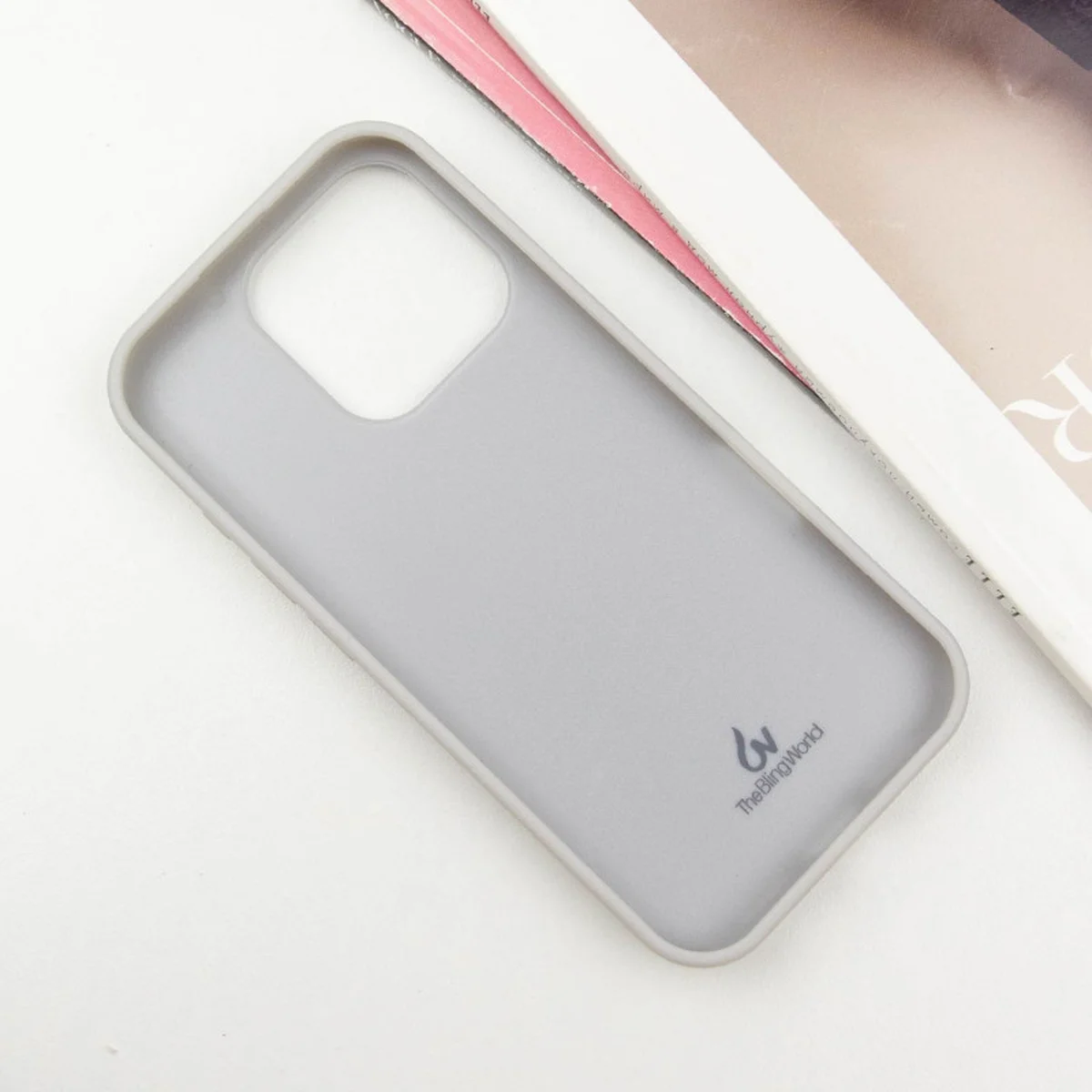 TPU чехол Bling World Rock Diamond для Apple iPhone 16 Pro Max (6.9") Серебряный