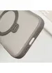 TPU+PC чохол Metal Buttons with MagSafe Colorful HQ Ring для Apple iPhone 16 Pro Max (6.9") Grey