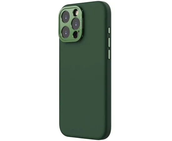 Чехол Silicone Nillkin LensWing Prop Magnetic для Apple iPhone 16 Pro Max (6.9") Зеленый / Green
