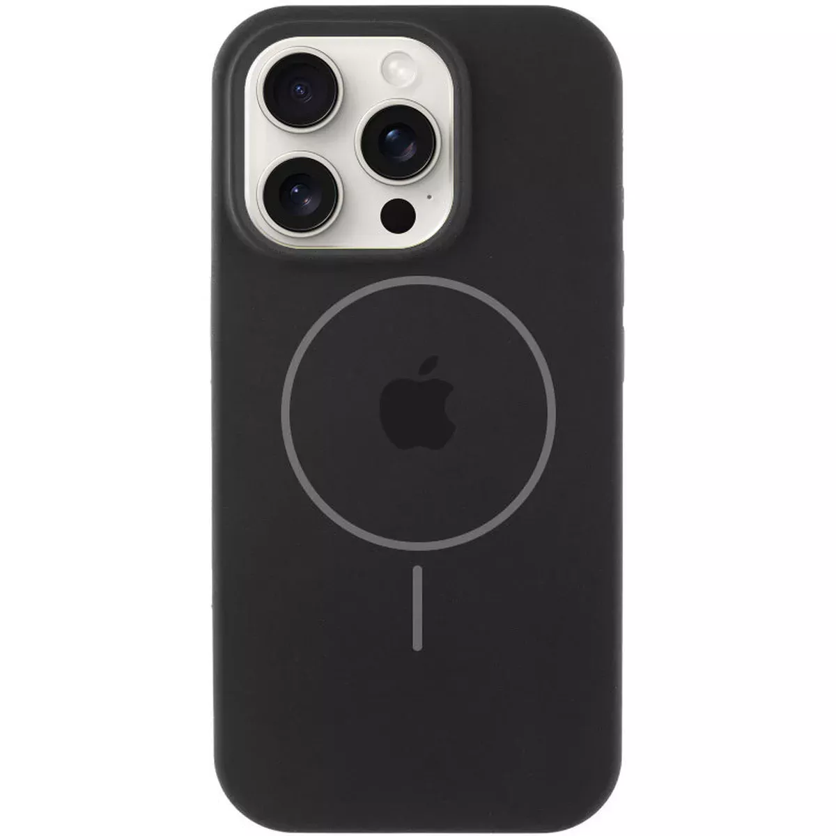 Чохол Silicone Case Full Protective (AA) with MagSafe для Apple iPhone 16 Pro Max (6.9") Чорний / Black