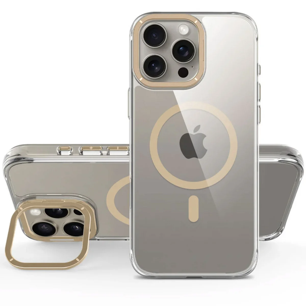 Чехол TPU Space Case Apex with MagSafe для Apple iPhone 16 Pro Max (6.9") Gold