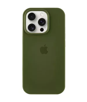 Чохол Silicone Case Full Protective (AA) для Apple iPhone 16 Pro Max (6.9") Зелений / Dark Olive
