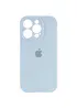 Чехол Silicone Case Full Camera Protective (AA) для Apple iPhone 16 Pro Max (6.9") Голубой / Sweet Blue